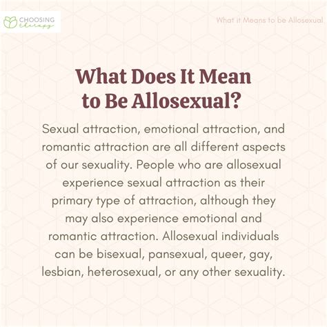 Allosexual